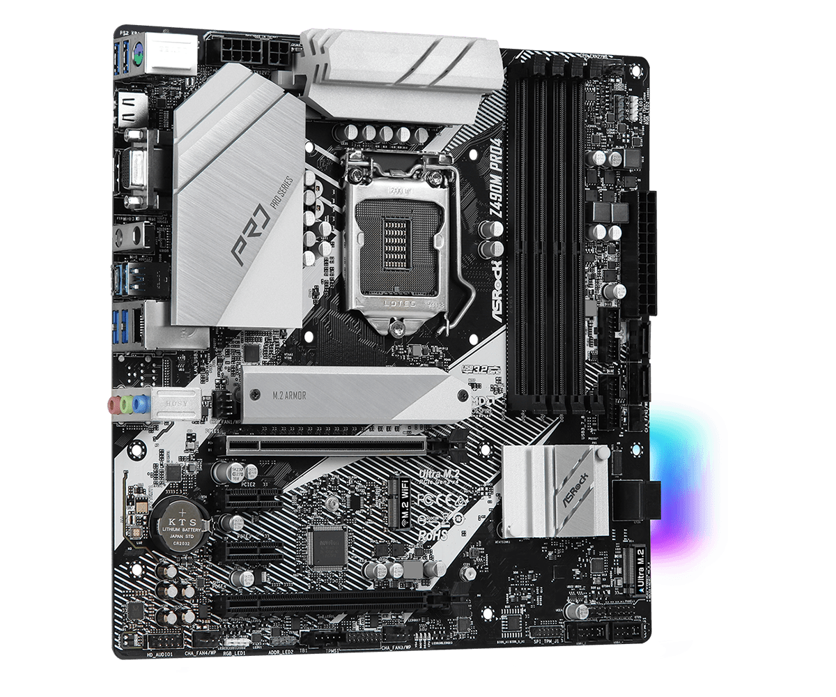 Asrock z490 pro4 совместимость процессоров